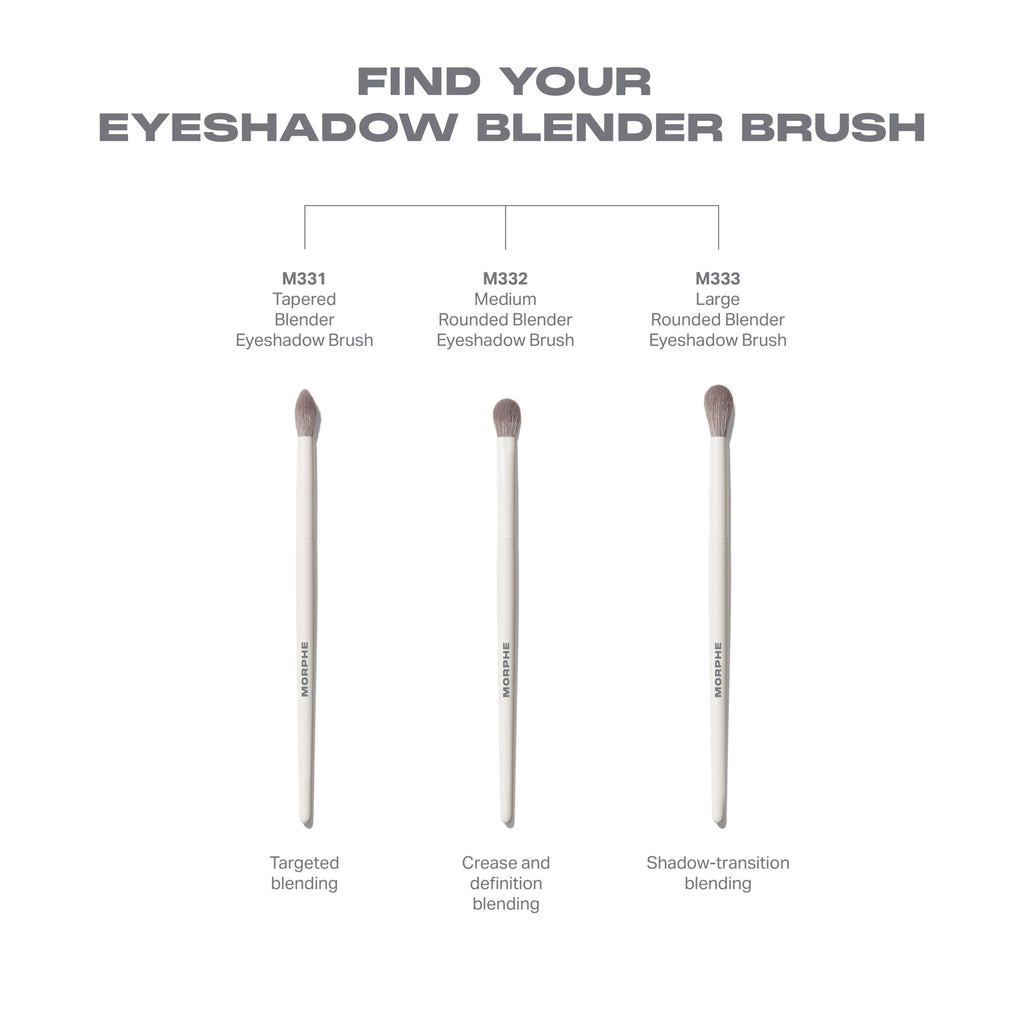 M333 Large Rounded Blender Eyeshadow Brush