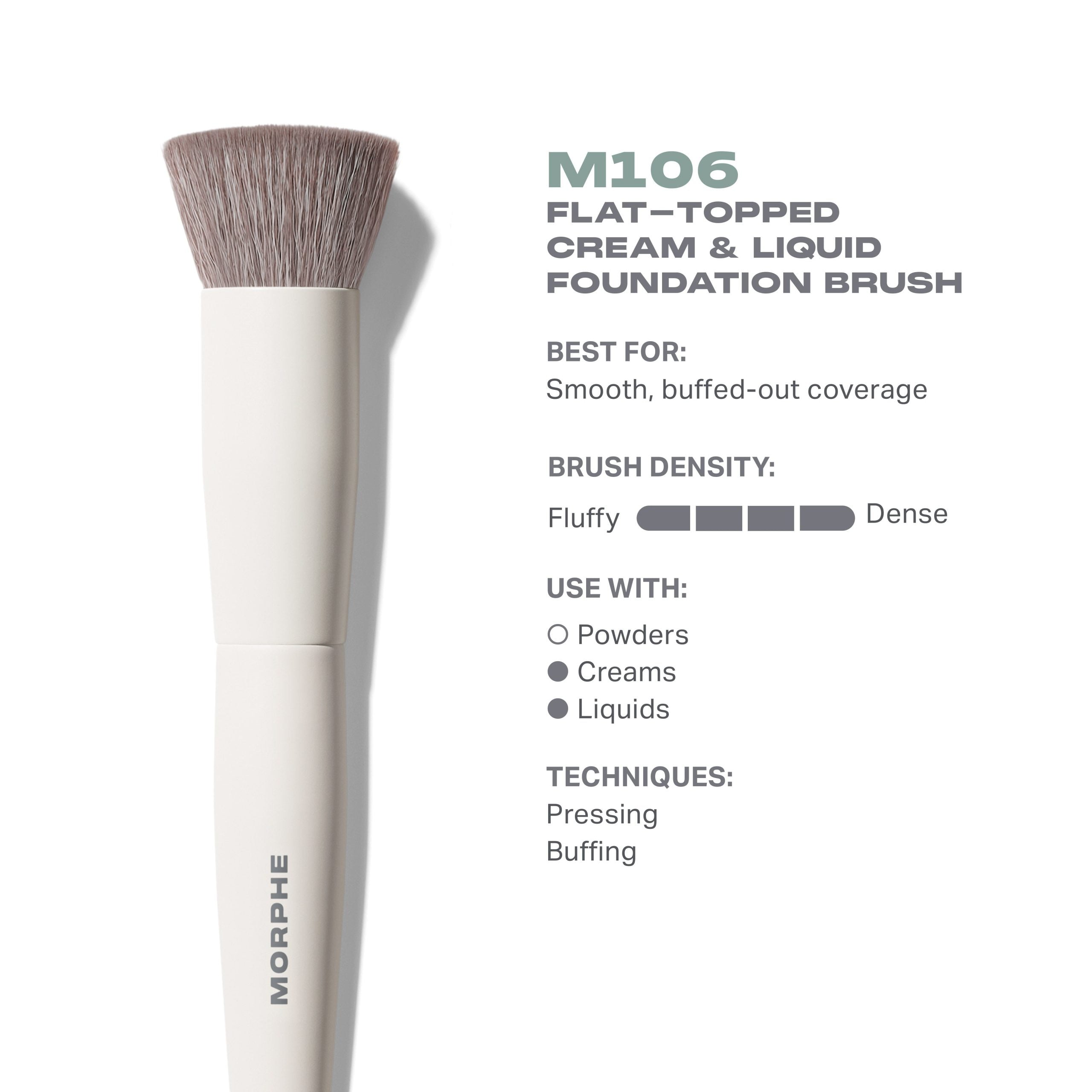 M106 Flat-Topped Foundation Brush